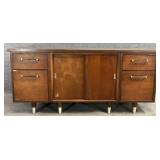 Mahogany Tone Office Credenza