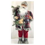 37in Red Santa Figurine Decoration