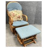 Oak Frame Glider Rocker