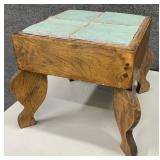 Small Tile Top Plant Stand/Accent Table