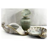 Royal Haeger & Stangl 22K Gold Accent Pottery