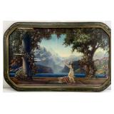 R. Atkinson Fox Art Deco ' Dawn ' Antique Print