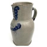 Signed Antique VA Salt Glazed Stoneware Pottery