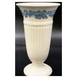 Wedgwood Queensware Lavender on Cream 8 ' Vase