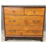 Amish Made Oak 2 Over 2 Chest