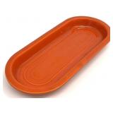 Fiesta Ware Orange Celery Dish Relish Tray