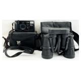 Vintage Nikon Camera & Tasco Binoculars