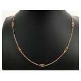 14k Yellow Gold 15.5in Necklace