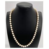 Pearl Strand Necklace, 14K White Gold Clasp