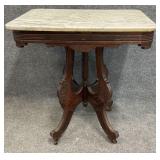 Victorian Marble Top Parlor Table
