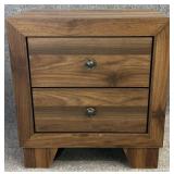 New Modern Wood Tone Nightstand