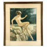 Walt Otto Summer Idol Female Nude Art Print
