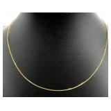 14k Yellow Gold 13.5in Necklace