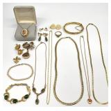 Vintage Gold Filled Jewelry Group & More