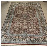 10.1 x 14.3 Hand Knotted Wool Rug