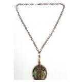 Copper Wire Wrapped Tree of Life Pendant Necklace