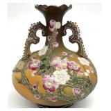 Japanese Nippon Hand Painted Vase