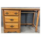 Oak Kneehole Desk