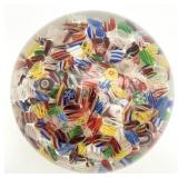 Murano Millefiori Art Glass Paperweight