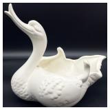 Vintage Hull Pottery Swan Planter