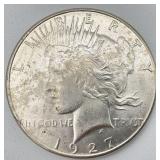 1927-S Peace Silver Dollar