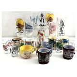 Vintage Character Glasses & Cups