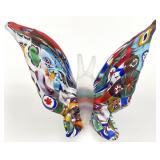 Murano Millefiori Art Glass Butterfly