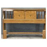 Oak Tone Full Size Headboard