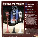 6ft Snow Scene Outdoor Lighted Steet Lamp, Musical