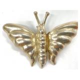 Mexico Sterling Silver Butterfly Brooch / Pendant