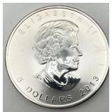 2013 Canadian Maple Leaf .999 Silver Coin