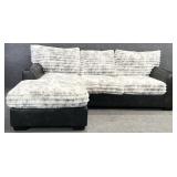 New Fluffy Sofa w/ Chaise