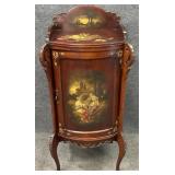 Victorian Hand Painted Sheet Music Cabinet