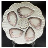 Antique German Porcelain Oyster Plate