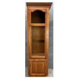 Oak Cabinet MISSING GLASS