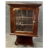 Hanging Cherry Corner Cupboard