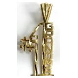 14K Gold #1 Grandma Pendant