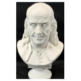 Bust of Benjamin Franklin Coin Bank