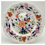 Antique English Ironstone Imari Style Plate