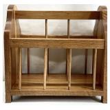 Oak Magazine Rack
