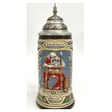 Budweiser Ltd Ed Saturday Evening Post Beer Stein