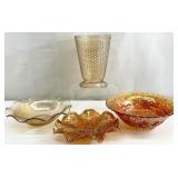 Vintage Marigold Carnival Glass