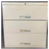 Cole 3 Drawer Metal Lateral File Cabinet