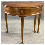 Cherry Demilune Lift Top Table