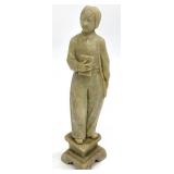 Vintage Chinese Revolution Carved Soapstone Figure