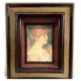 Original Girl's Portrait Oil Painting