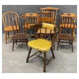 Group of 8 Assorted Chairs