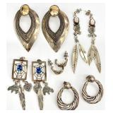 5 Pair Sterling Silver Earrings
