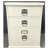 White 3 Drawer Stand