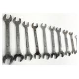 10pc Craftsman SAE Double Open End Wrenches